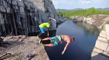 These Cliffs Get Jumped Like It's Nobody's Business