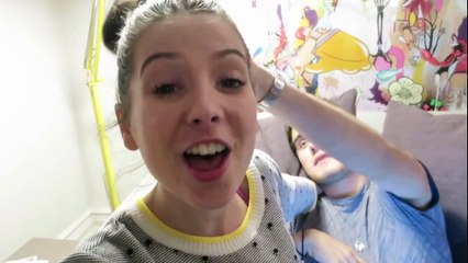 zoella cuts her hair