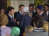 Pres. Reagan Hosts the 1987 Penn State Champs