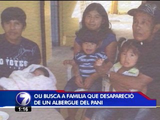 OIJ busca familia que desapareció de un albergue del PANI