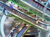 Escalator, escalators, at Z?ote Tarasy Shopping Mall, Warsaw, Poland / Liukuportaat