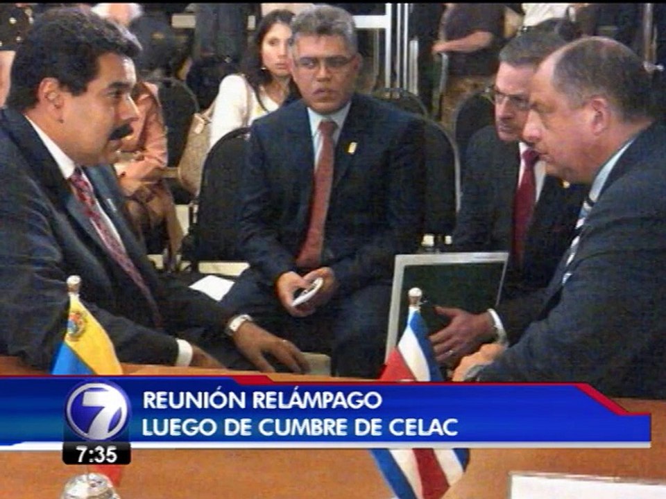 Presidente Solís sostuvo un encuentro con Nicolás Maduro