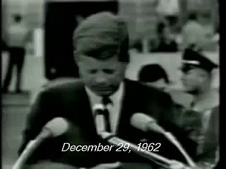December 29, 1962 - President John F. Kennedy, Orange Bowl Stadium in Miami, Florida