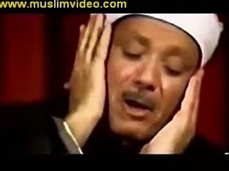 قرائت زيباي عبدالباسط همراه با گريه و تضرع