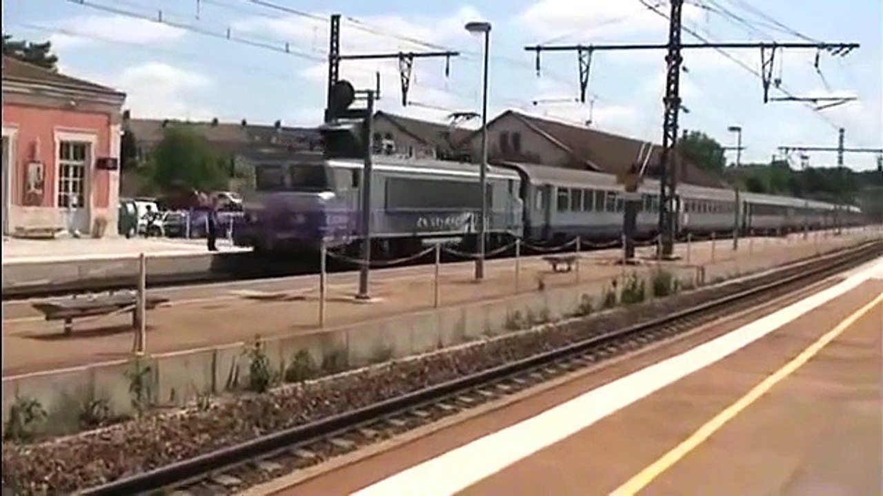 SNCF - PLM - Trains à Chagny (71)