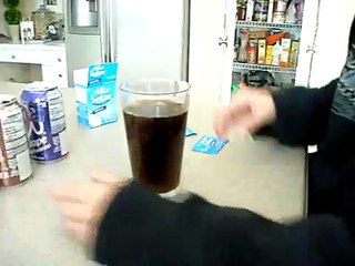 Alka-Seltzer Mixed With Soda-Experiment