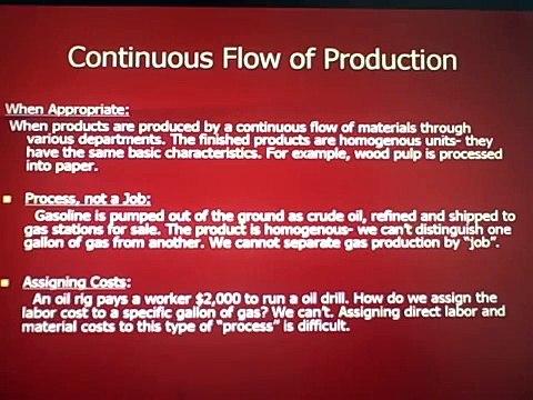 Cost Accounting 4 Process Costing
