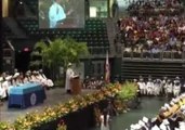 Graduate Entertains Crowd With Hilarious Speech