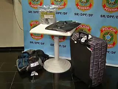 Jornal local: drogas aeroporto