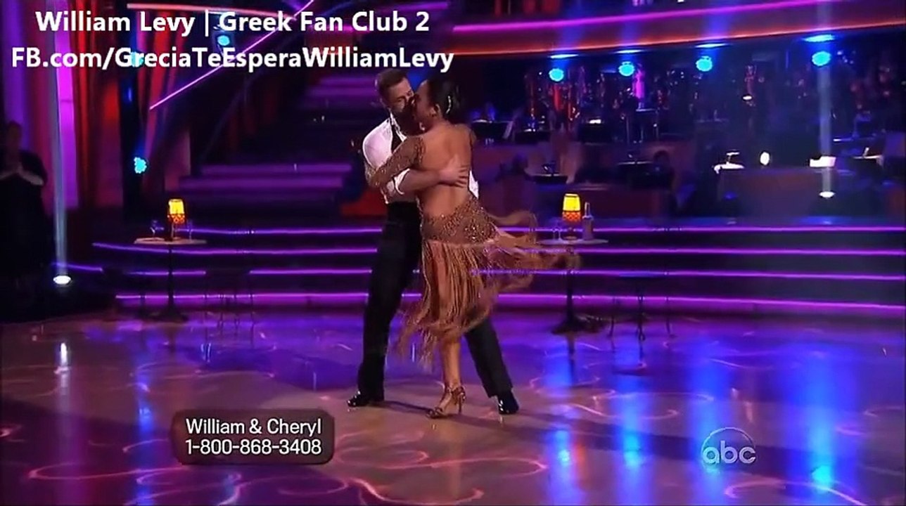 DWTS - William Levy & Cheryl | Week 5 (Argentine Tango)