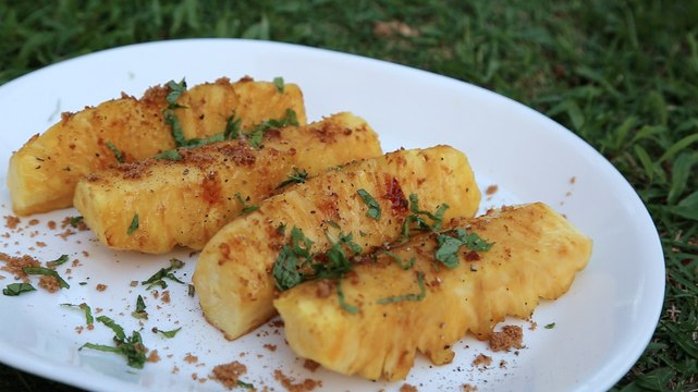 Grilled Pineapple with Mint and Pepper | Simply Special with Sarah Benjamin | Asian Food Channel