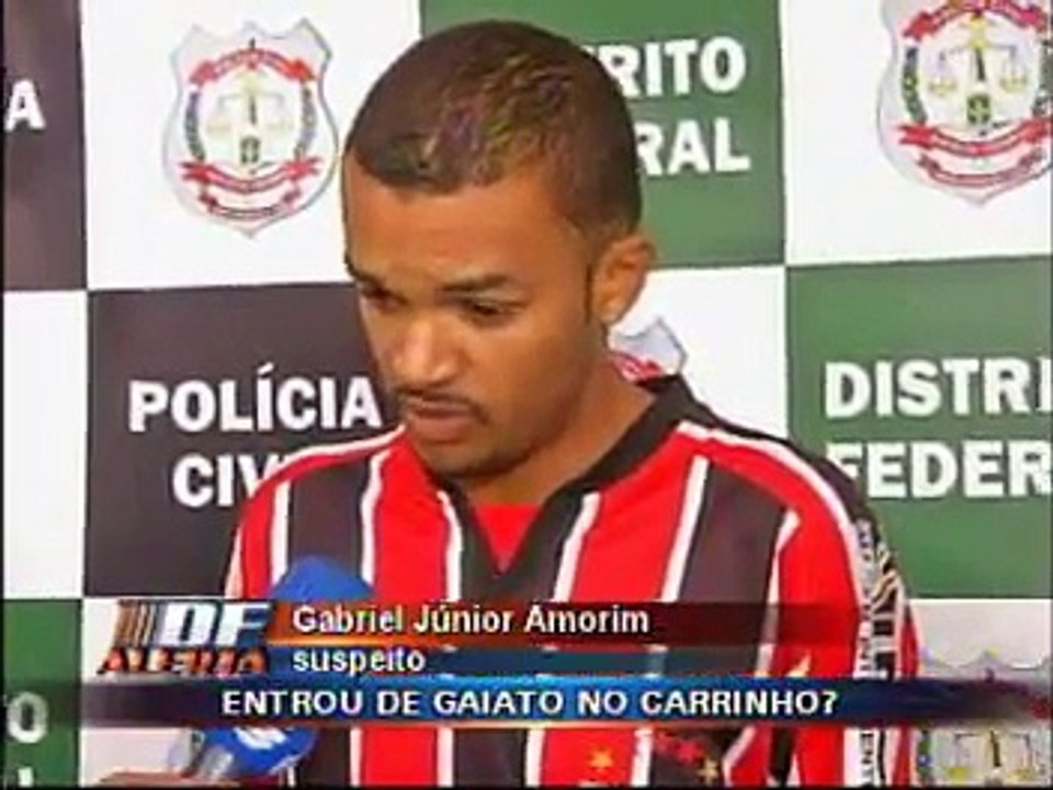 df alerta: entrou de gaiato no carrinho