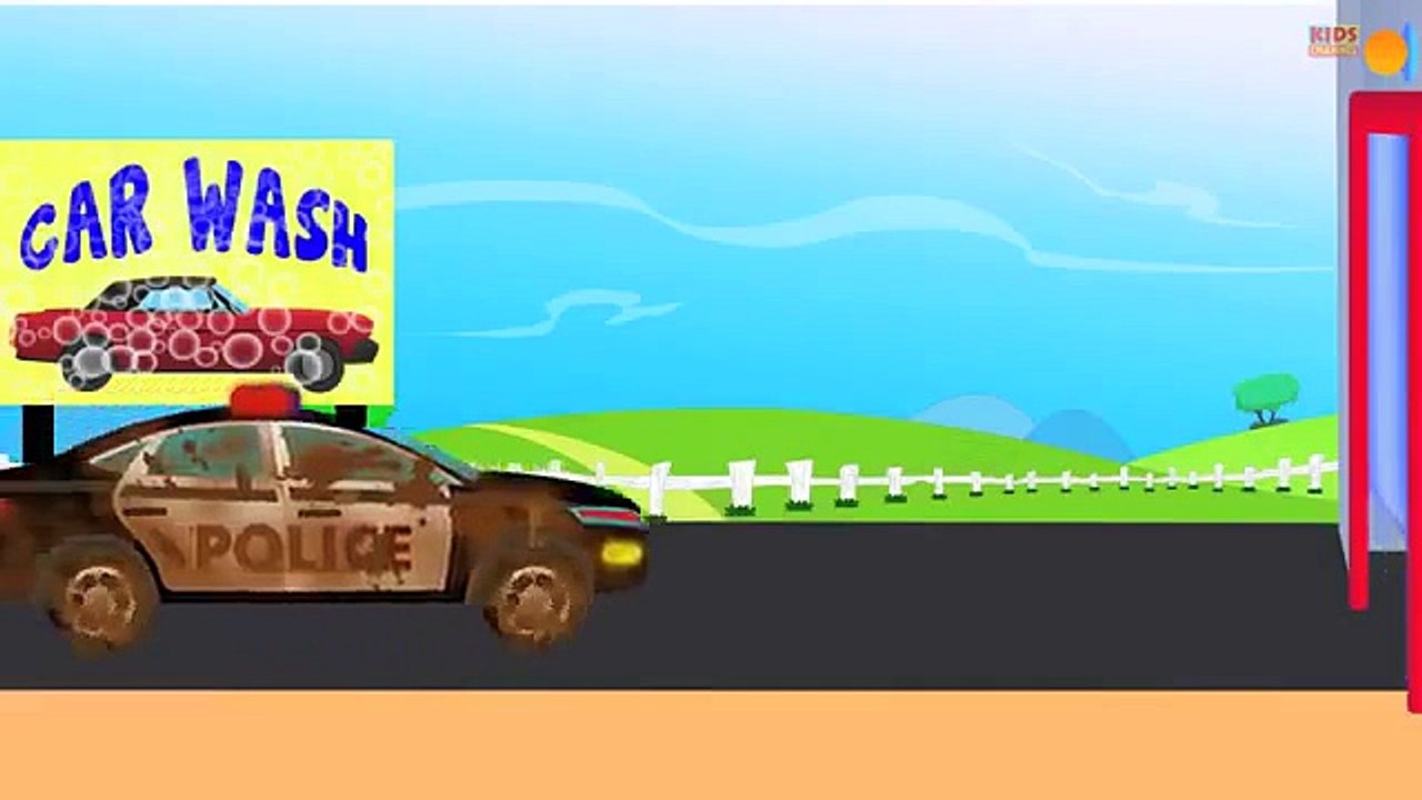 Police Car Wash | videos For Children | videos for kids