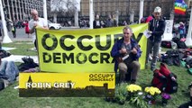 Robin Grey - TORIES LIE SING ALONG at Occupy Democracy at Parliament Square 2-5-15