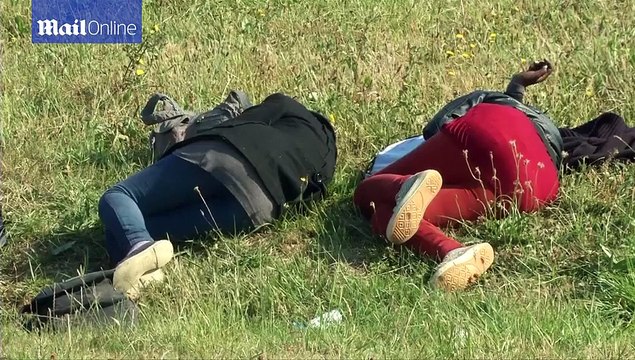 Calais migrants explain why they want to get to England