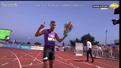 Makhloufi bat le record de Morceli sur 1000m à Nancy 2015 !