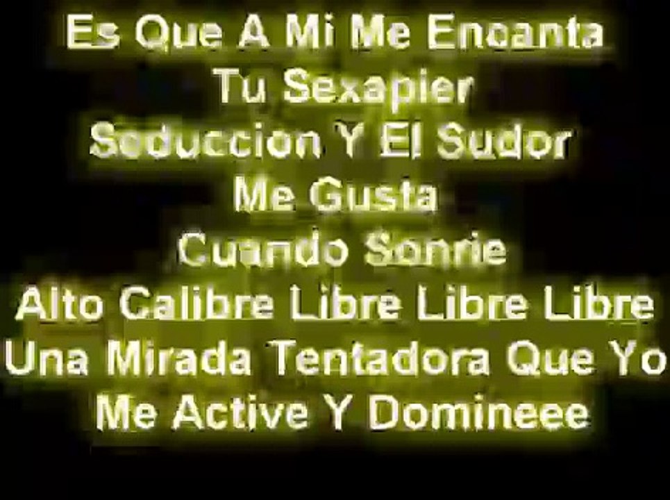 wisin y yandel tu olor letra
