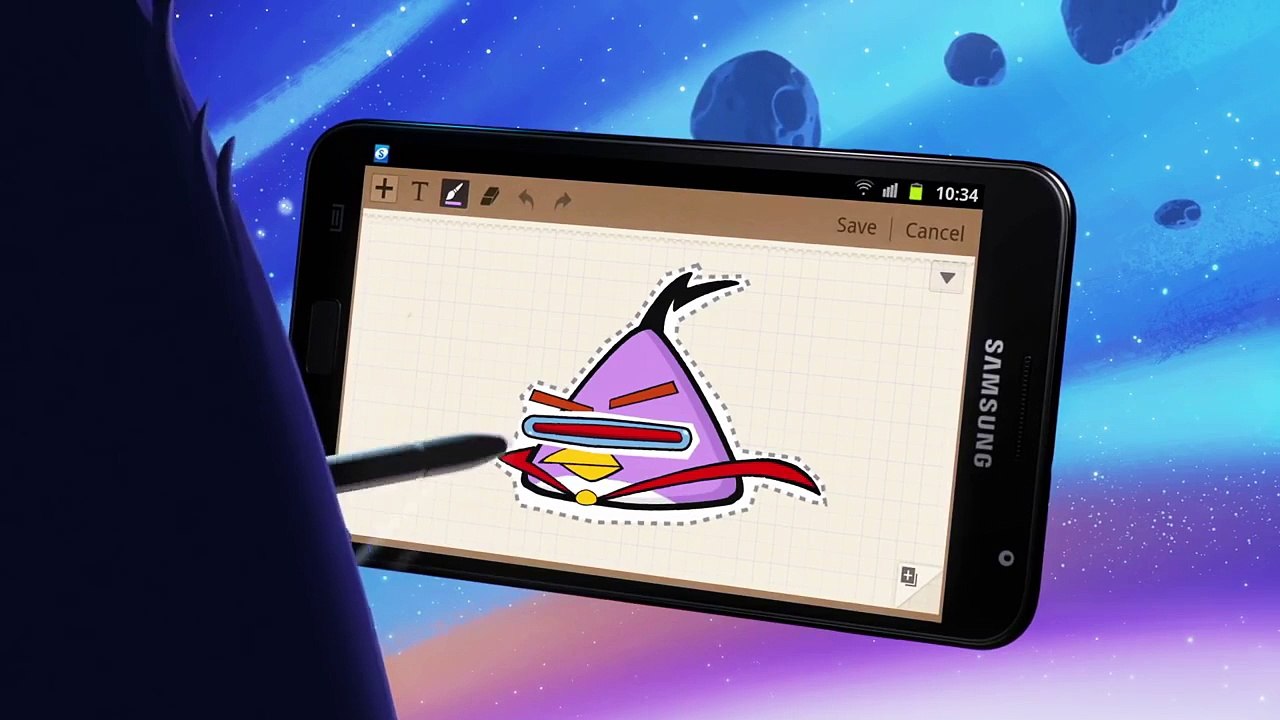 [GALAXY Note] Introducing Lazer Bird - Angry Birds Space