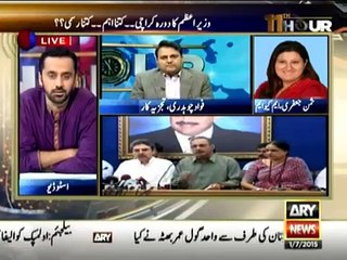 فوادچوہدری اور ثمن جعفری کےدرمیان تلخ جملوں کا تبادلہ