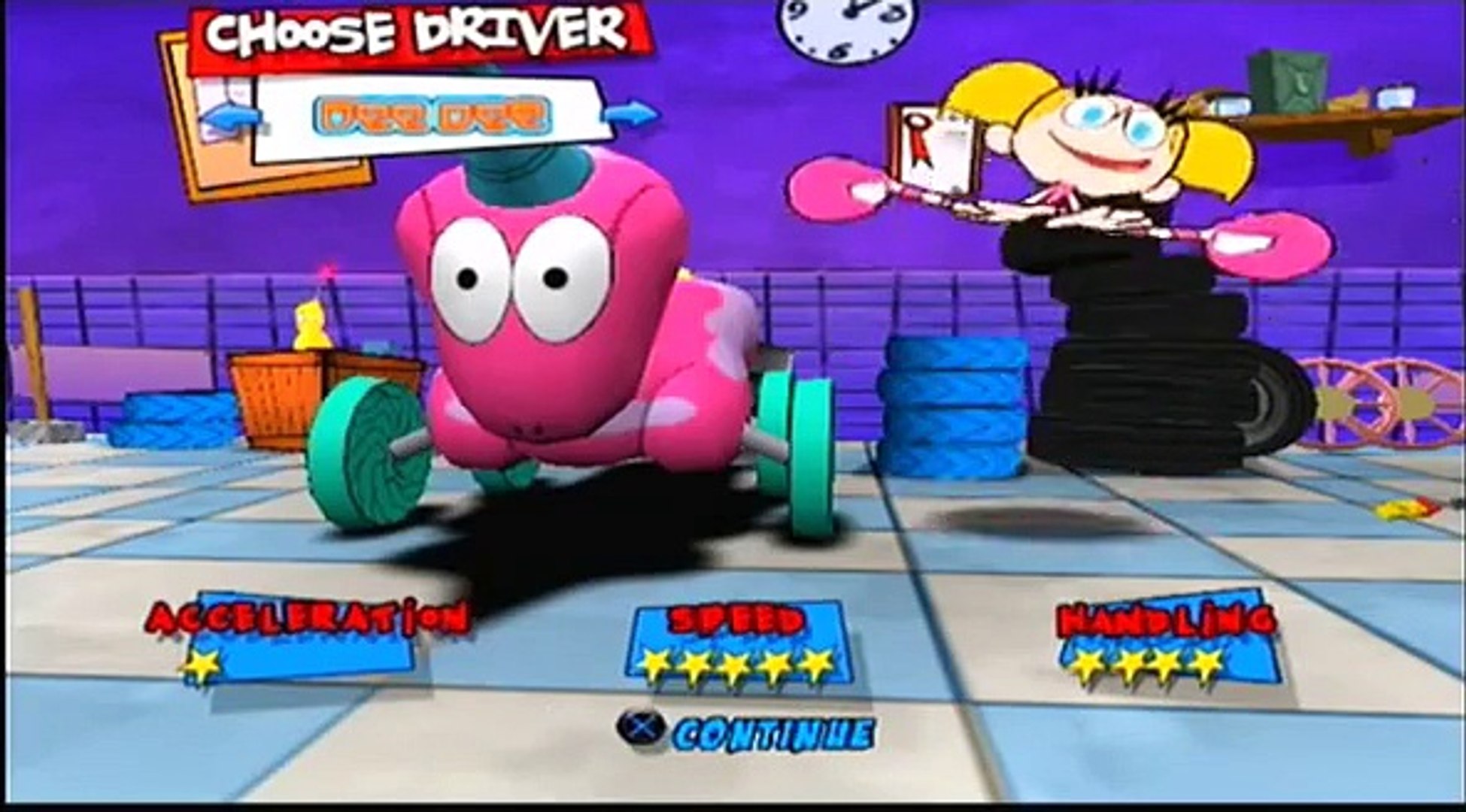 Cartoon Network Racing PS2 Dee Dee And Flem Gameplay - video Dailymotion