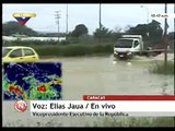 Vicepresidente Elías Jaua. Lluvias e inundaciones en Venezuela. VTV