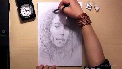 Portrait of Bob Marley (sketch)