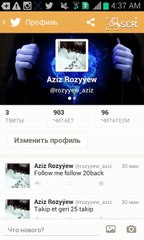 Follow me follow back