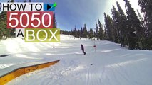 How to 50 50 on a Snowboard - Snowboarding Tricks