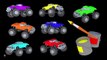 Monster trucks for children kids. Learn colors, learn to count. Educational cartoon