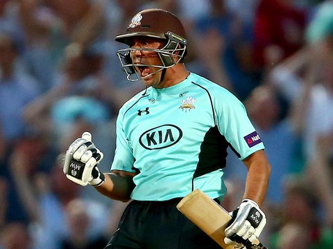 Azhar Mahmood Last Ball Six ● NetWest T20 2015
