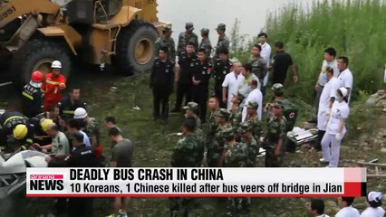 Eleven killed in bus accident in China