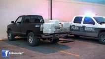 Aseguran camioneta con más 90 kilos de marihuana en Cd. Juárez