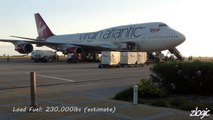 Time Lapse of  Virgin Atlantic VS38 turn-around in Barbados