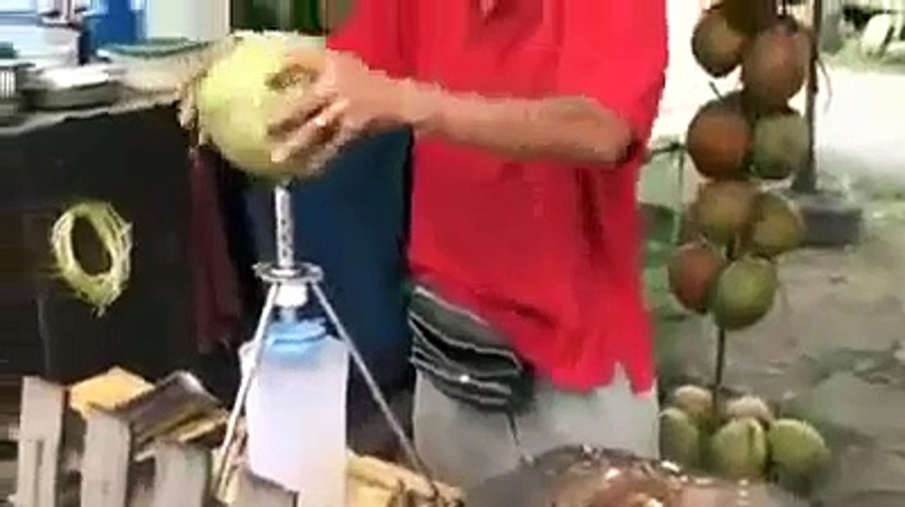 how to cocunut new model cutting