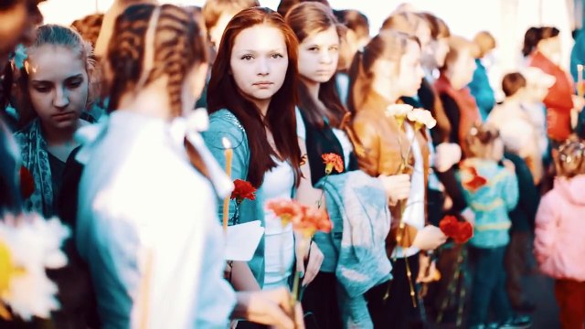 Торжественный митинг на Воинском мемориале «Вечный огонь»