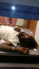 Load Shedding & Man Sleeping Inside ATM Facility in Karachi...