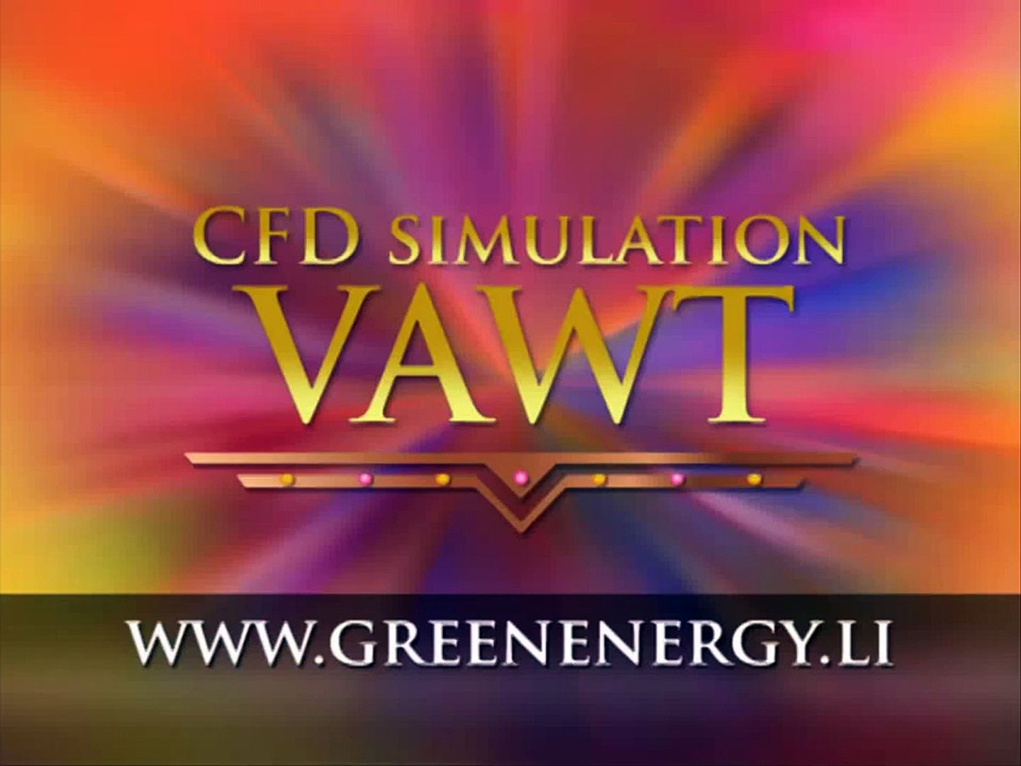 CFD simulation Greenenergy VAWT