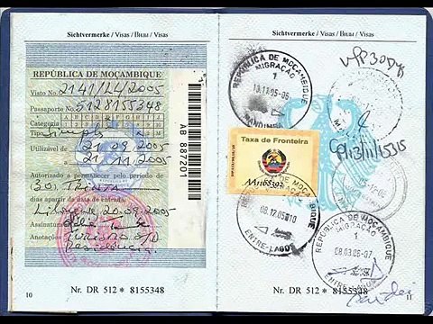 REISEPASS #DEUTSCHES REICH# mit VISUM für KANADA und AFRIKA etc.