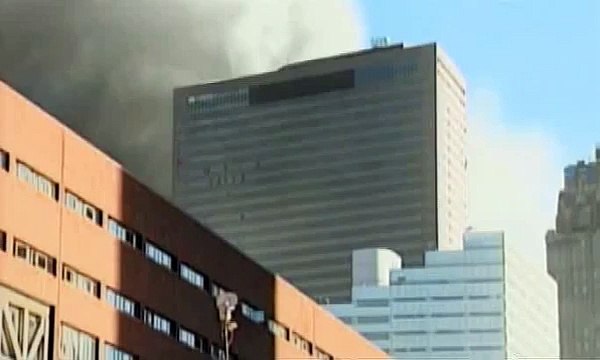 wtc tower 7 high resolution collapse footage: clip 2