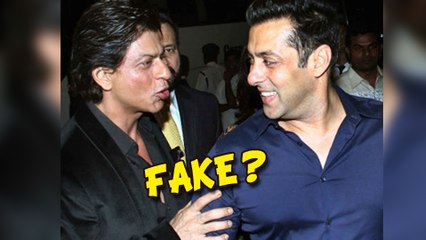 Shahrukh Khan - Salman Khan Friendship Fake?