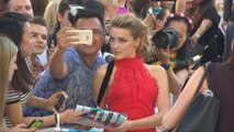 A Sexy Amber Heard With Stars of 'Magic Mike XXL' At European Premiere