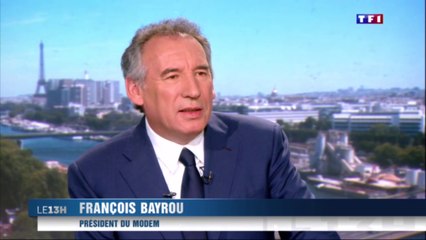 François Bayrou, invité du 13H sur TF1 - 280615