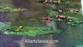 Claude Monet Painting Water Lily