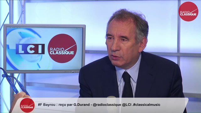 François Bayrou, l'invité de Guillaume Durand sur LCI-Radio Classique - 010715
