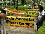 Jornal local: Manifestação Arruda
