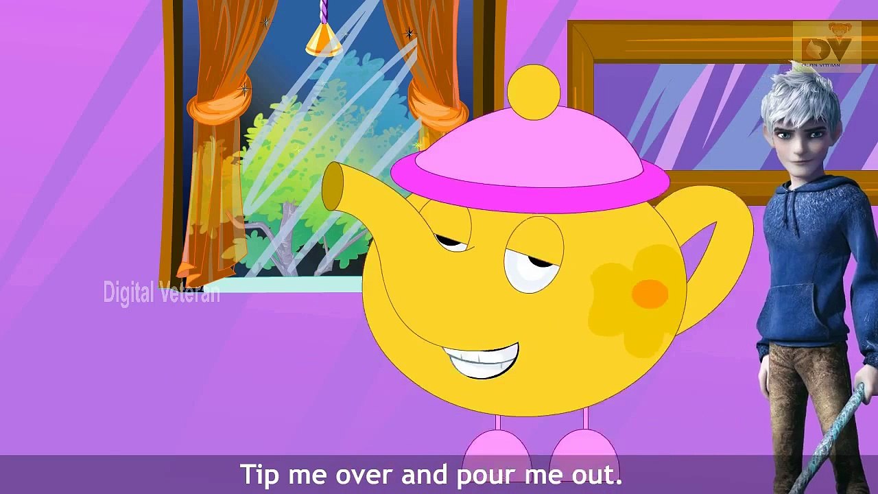I am A Little Teapot Kids Rhymes | 3D Animated Rhymes With Lyrics | Fabulous Kids Songs