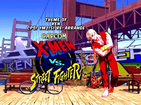 X-Men Vs. Street Fighter - Ken's Theme - (CPS1 YM2151 Re-Arrange)