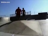 Fat Guy Tries Skateboarding And Fails