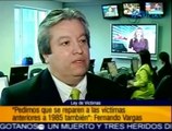 FERNANDO VARGAS HABLA -  DEMANDA LEY DE VICTIMAS POR INCONSTITUCIONAL