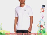 adidas Men's Essentials Polo Shirt - White XX-Large